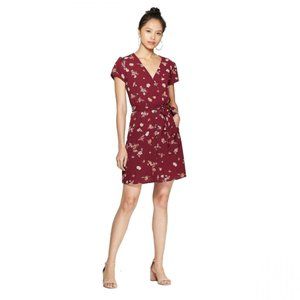 Maroon Floral Dress